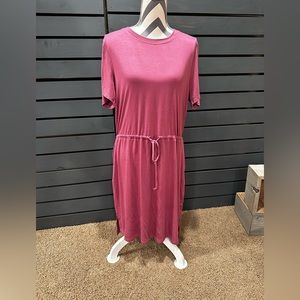 Any doll size XL cinched waist shirt dress